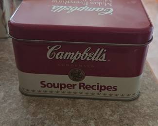 Campbells Souper Recipes Tin