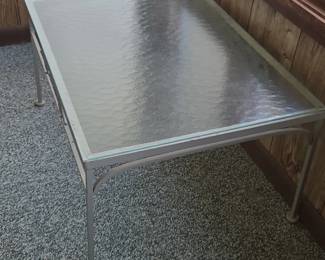 Wrought Iron Scrollwork Coffee Table second image