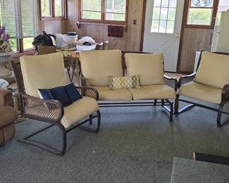 Wicker Patio Conversation Set second image