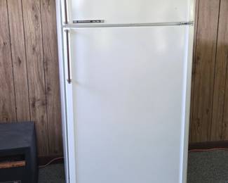 Vintage White TwoDoor Refrigerator
