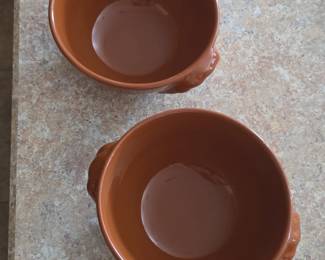 Brown Ceramic Lug Bowls second image