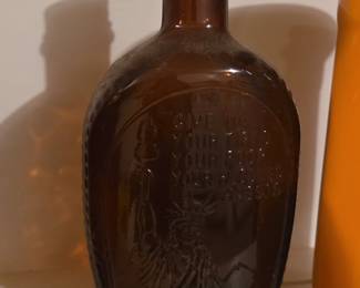 Log Cabin Syrup Statue of Liberty Bicentennial Bottle