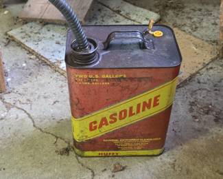 Vintage Huffman Gallon Gas Can