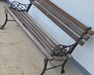 Cast Iron Garden Bench