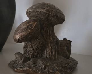 Vintage Mushroom Sculpture second image