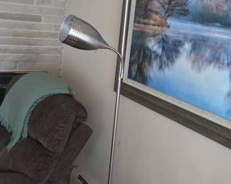 Torchiere Floor Lamp with Reading Light
