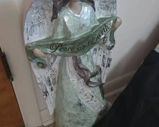 Peace on Earth Angel Figurine