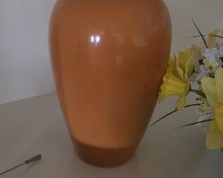 Orange Ceramic Vase