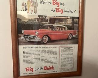 Vintage Buick magazine advertisement