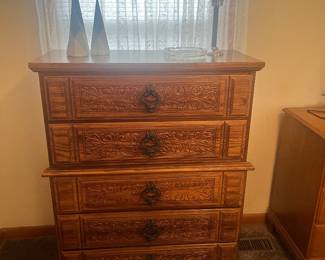 Five door Chester drawers, matches headboard