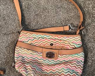 Rosetti woven handbag