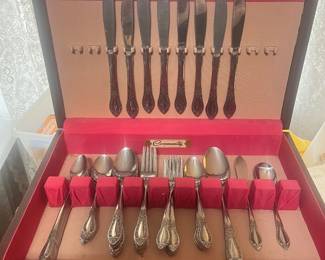 Community Flatware in case