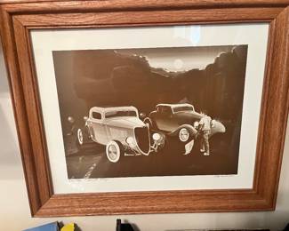 Pat Anderson sign and numbered print