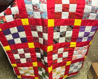 Hand quilted quilt