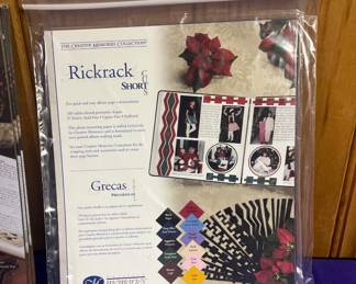 Small selection of Creative, memory and scrapbooking supplies