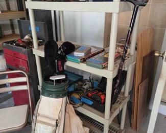 Golf bag and tools