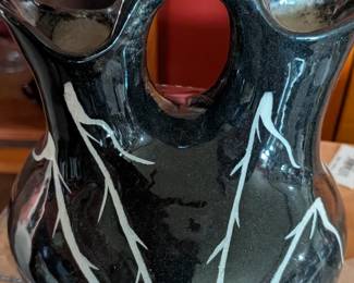 *Bridal Vase - signed 'Mana  Apache' - (Mana Trujillo) Apache Arizona, Peyote Way Church 
