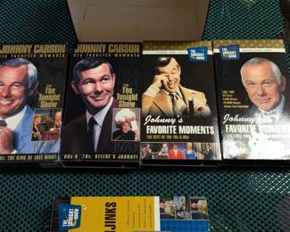 *Johnny Carson 4 VHF Set  and Johnny Carson Animal Hijinks 3