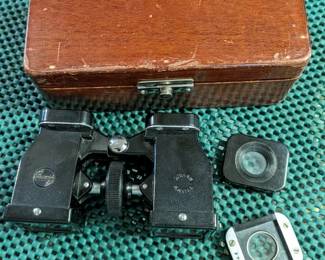 Stereobinokel 1934  Phillips Optical Instrument 5 - Bakelite Body 