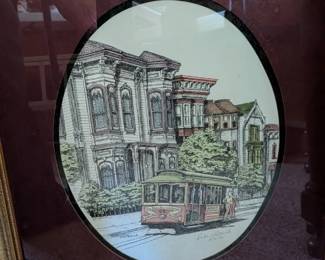 *Signed, Framed Debbie Patrick Art 