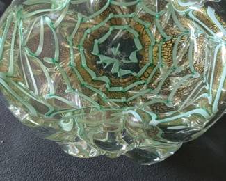 *Murano Art Glass Ashtray Barovier 