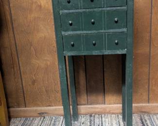*3 Drawer Side Table 