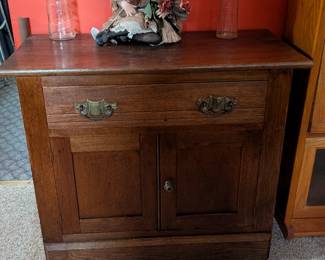 *Antique Oak Washstand 2