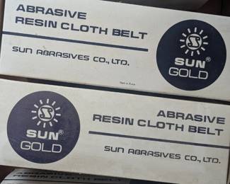*Sun Gold Abrasive Resin Cloth belt