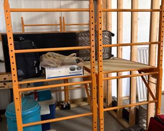Two scaffold units