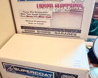 8 boxes of epoxy floor coating
