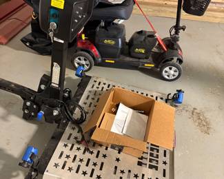 Buzzaround scooter and wheelchair lift