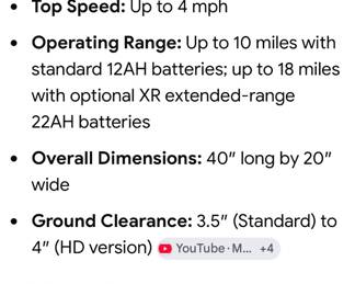 BuzzAround XL specs