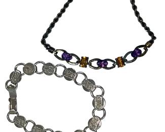 Sterling Silver Bracelets Amethyst