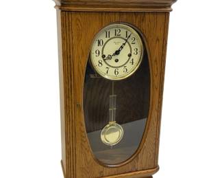 Harrington House Pendulum Regulator Wall Clock