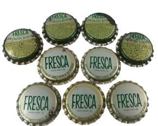 Vintage 1960's Fresca Bottle Caps Authentic
