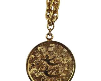Sarah Coventry Gold Tone Zodiac Gemini