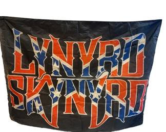 LYNYRD SKYNYRD Flag Rock Band Logo