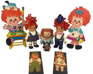 1970s Bobbs-Merrill Raggedy Ann and Andy Nursery