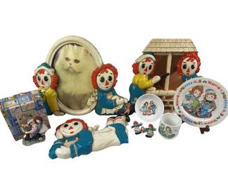 1977 Raggedy Ann and Andy Wall Decor 
