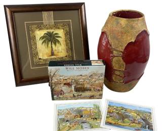 Unusual Pottery Vase Will Moses Puzzle