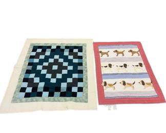 Hand Stitched Lap Quilt 
