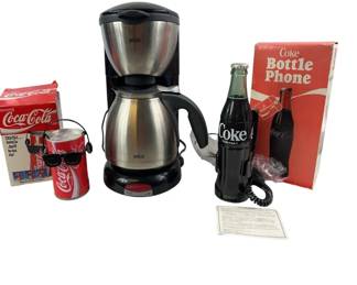 Vintage Coca Cola Promo Phone Radios Braun