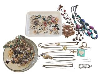  Costume Jewelry Chains Earring Pairs