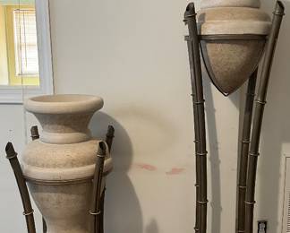 Vases with stands