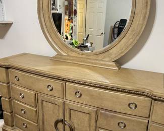 Dresser with mirror