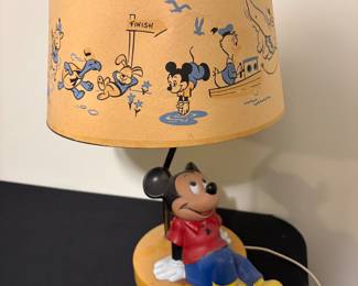 Vintage Mickey lamp