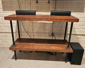 Custom Made Vintage Industrial Shelf