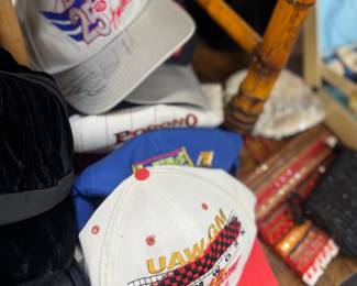 Vintage hats, some signed