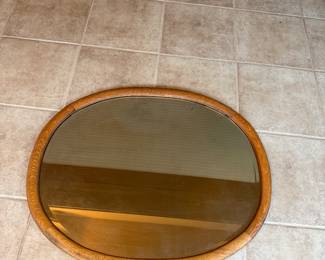 Antique Oval Mirror