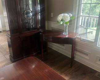 Dining Room Set - hitch, side table, dining table, buffet
